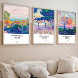 Wallity Huhu265 Conjunto de 3 Cuadros Decorativos 50 x 70 cm